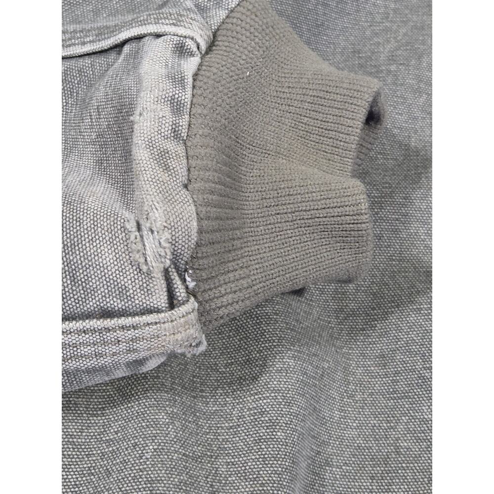 Vtg Carhartt Sante Fe Canvas Jacket J14 MOS Corduroy Collar Y2K Distressed 3XL - Picture 14 of 16